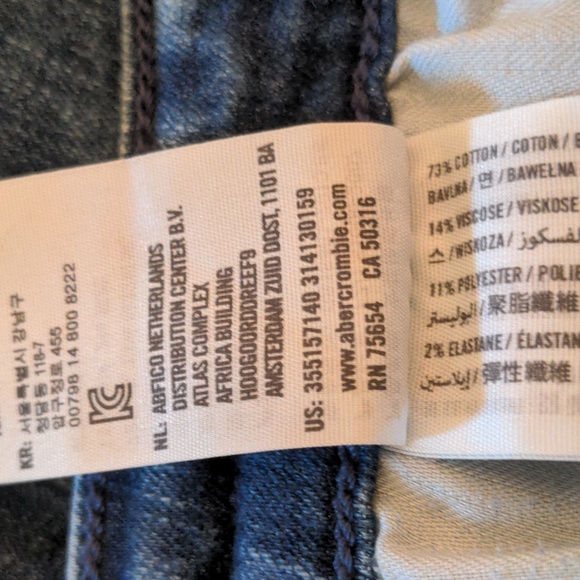 Hollister Mid-rise Acid Wash Med Blue Jeggings Jeans, Size 11R - Picture 5 of 11
